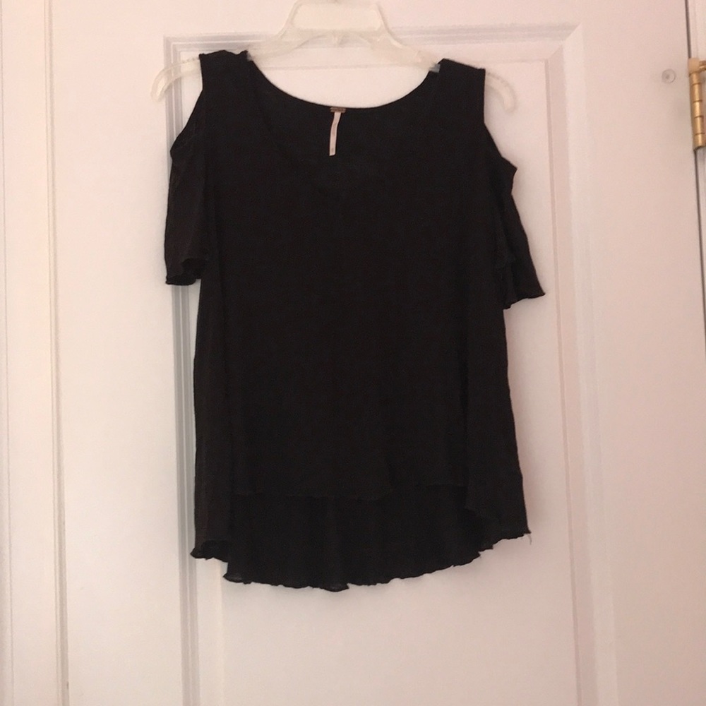 Cold shoulder Free People short-sleeve